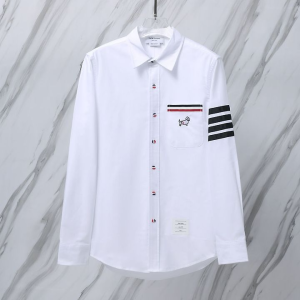 THOM BROWNE 톰브라운 913 클래식 사선 옥스포드 셔츠