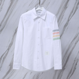 THOM BROWNE 톰브라운 916 멀티 컬러 사선 옥스포드 셔츠