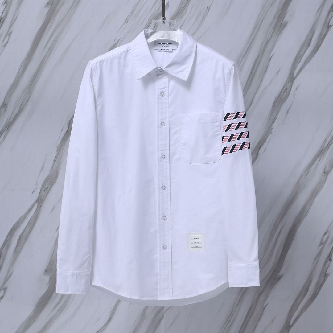 THOM BROWNE 톰브라운 919 ST 사선 옥스포드 셔츠 2COLOR