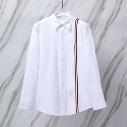 THOM BROWNE 톰브라운 926 RWB 센터 오프 라인 옥스포드 셔츠