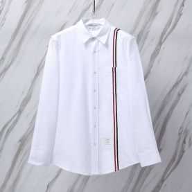 THOM BROWNE 톰브라운 926 RWB 센터 오프 라인 옥스포드 셔츠