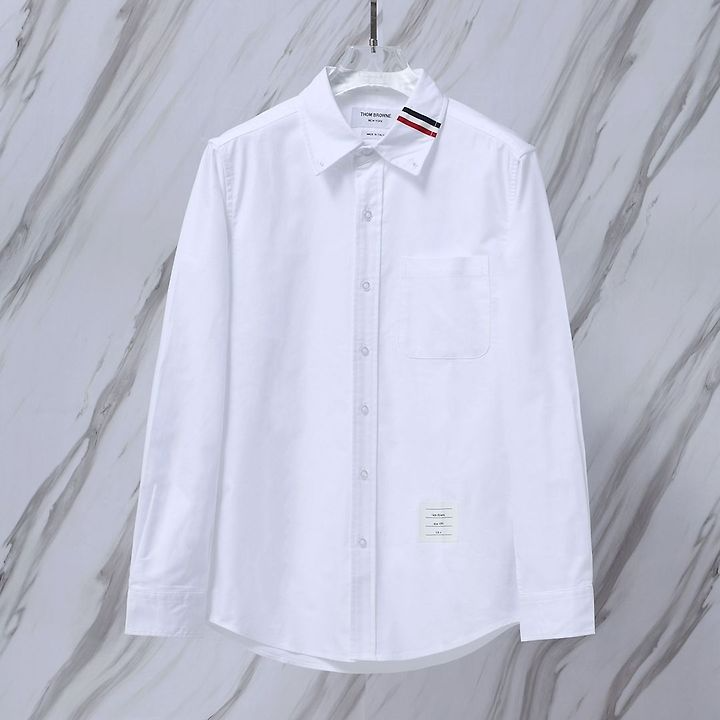 THOM BROWNE 톰브라운 929 RWB 칼라 옥스포드 셔츠