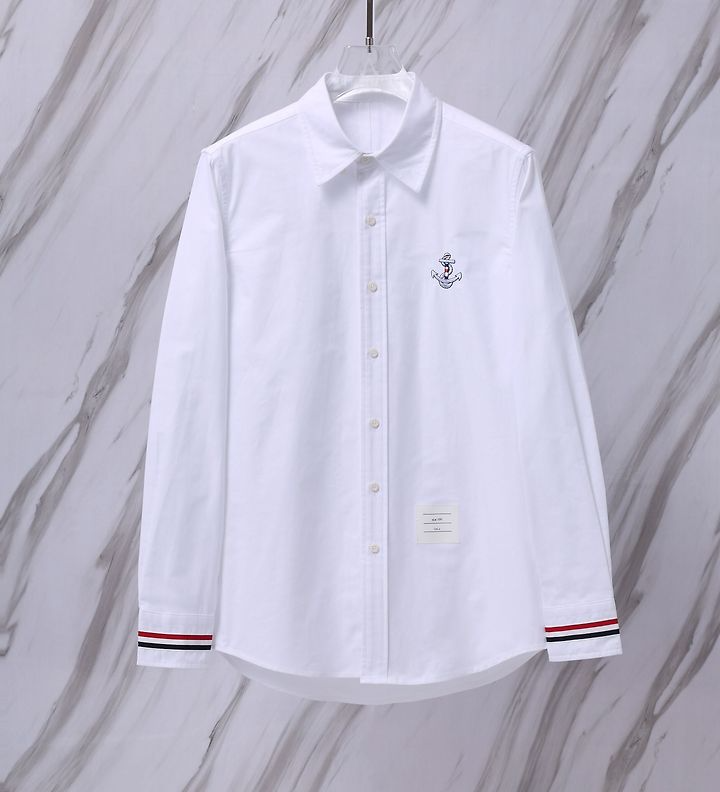 THOM BROWNE 톰브라운 932 앵커 히든 RWB 옥스포드 셔츠