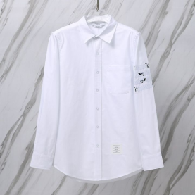 THOM BROWNE 톰브라운 935 로즈 사선 옥스포드 셔츠