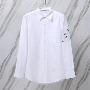 THOM BROWNE 톰브라운 935 로즈 사선 옥스포드 셔츠