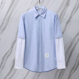 THOM BROWNE 톰브라운 951 레이어드 슬리브 옥스포드 셔츠
