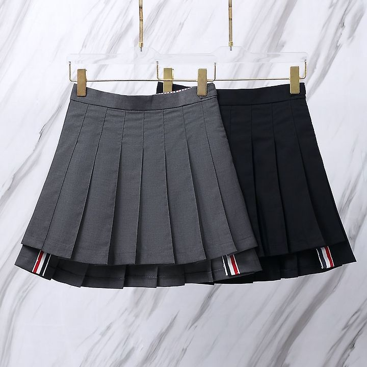 THOM BROWNE 톰브라운 006 우먼 레이어드 플리츠 스커트