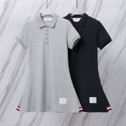 THOM BROWNE 톰브라운 020 우먼 RWB 팁 PK 폴로 원피스