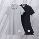 THOM BROWNE 톰브라운 020 우먼 RWB 팁 PK 폴로 원피스