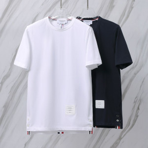 THOM BROWNE 톰브라운 003 RWB 센터백 코튼 반팔