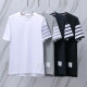 THOM BROWNE 톰브라운 005 클래식 사선 코튼 반팔