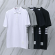 THOM BROWNE 톰브라운 013 사이드 사선 PK 폴로 반팔