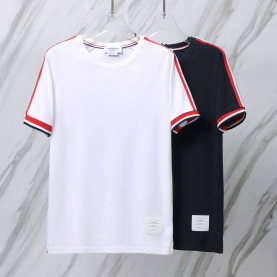 THOM BROWNE 톰브라운 006 RWB 라인 코튼 반팔