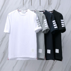 THOM BROWNE 톰브라운 011 클래식 사선 코튼 반팔