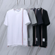THOM BROWNE 톰브라운 017 RWB 센터 오프 라인 코튼 반팔
