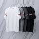 THOM BROWNE 톰브라운 028 RWB 암밴드 니트 반팔