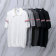 THOM BROWNE 톰브라운 029 RWB 암밴드 폴로 니트 반팔