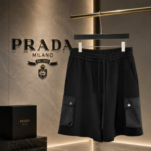 PRADA 프라다 버튼포켓 하프 팬츠