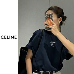 CELINE 셀린느 코튼 저지 루즈 티셔츠 3COLOR