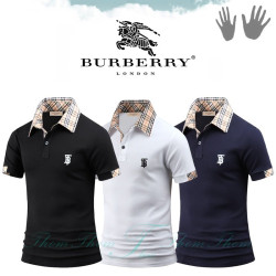BURBERRY 버버리 TB자수 반팔 카라티