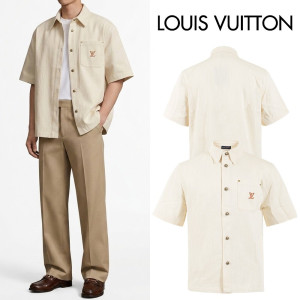 LOUIS VUITTON 루이비통 스몰 포켓 로고 반팔 NB