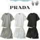 PRADA 프라다 오버핏 시어서커 세트