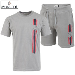 MONCLER 몽클레어 피그먼트 삼선 나염 반팔 & 반바지 셋업