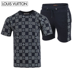 LOUIS VUITTON 루이비통 체스 나염 반팔 & 반바지 셋업