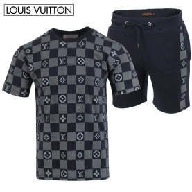 LOUIS VUITTON 루이비통 체스 나염 반팔 & 반바지 셋업