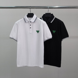 BOTTEGA VENETA 보테가베네타 삼각패치 라인 PK 반팔 카라티