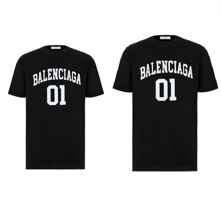 BALENCIAGA 발렌시아가 뉴 01 로고 반팔티