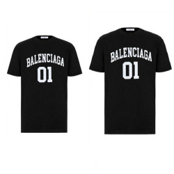 BALENCIAGA 발렌시아가 뉴 01 로고 반팔티