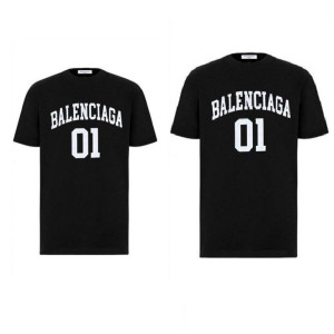 BALENCIAGA 발렌시아가 뉴 01 로고 반팔티