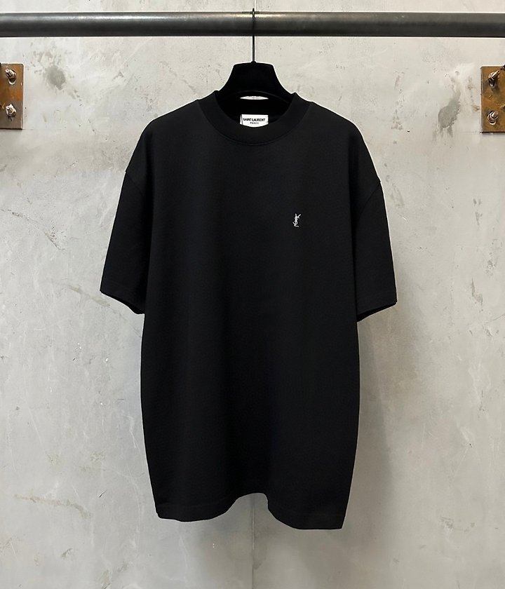 SAINT LAURENT 생로랑 ysl 자수 반팔 2COLOR