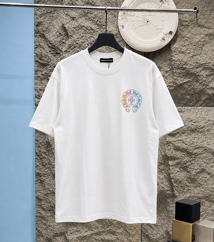 CHROME HEARTS 크롬하츠 레인보우 홀슈스 멀티컬 반팔 2COLOR
