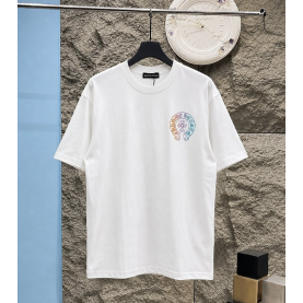 CHROME HEARTS 크롬하츠 레인보우 홀슈스 멀티컬 반팔 2COLOR