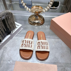 MIUMIU 미우미우 여성용 슬리퍼 M56438 2COLOR