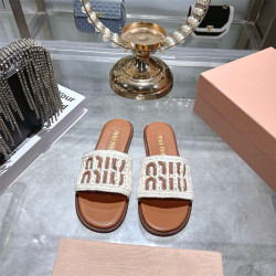 MIUMIU 미우미우 여성용 슬리퍼 M56438 2COLOR