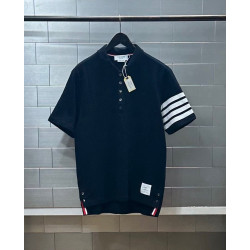 THOM BROWNE 톰브라운 코튼  폴로 티셔츠
