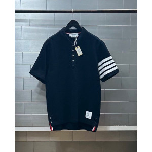 THOM BROWNE 톰브라운 코튼  폴로 티셔츠