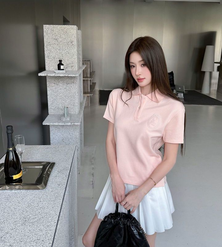 DIOR 디올 607098 오벌 메달리온 로고 자수 PK 폴로 반팔 3COLOR
