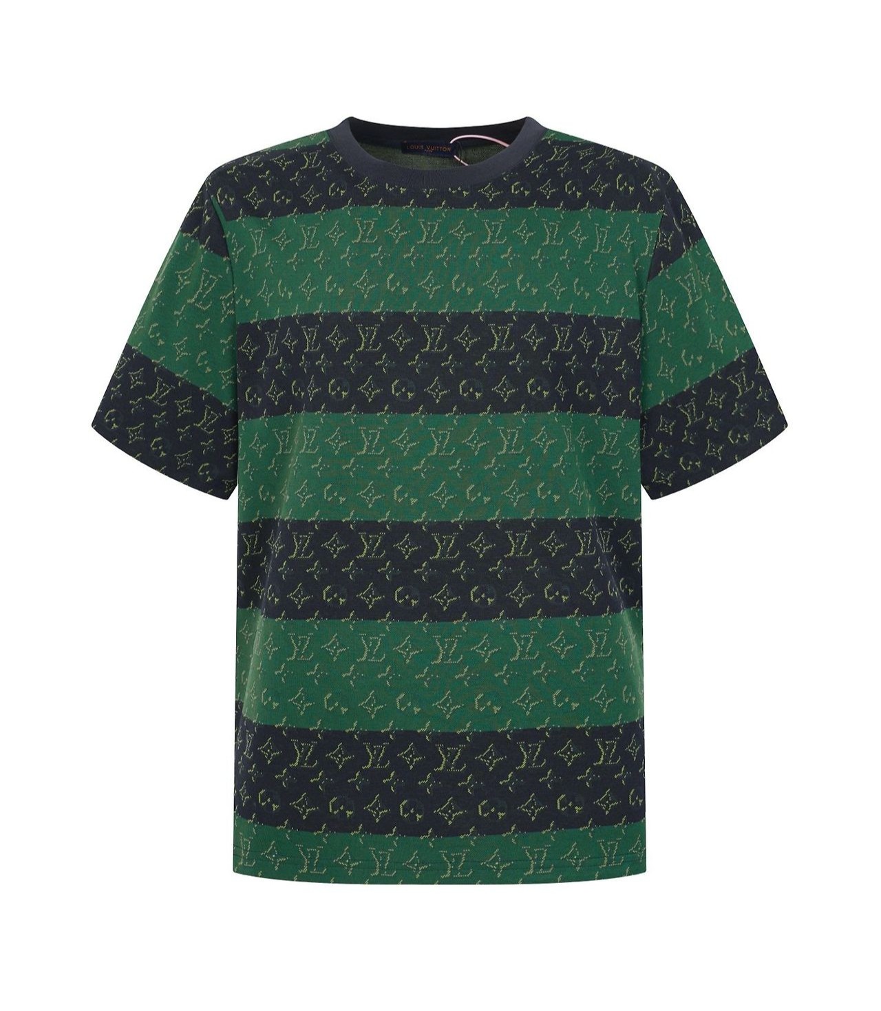 LOUIS VUITTON 루이비통 607085 그래픽 모노그램 스트라이프 반팔 2COLOR
