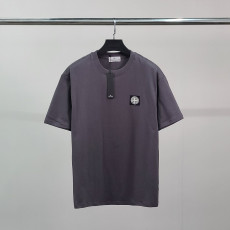 STONE ISLAND 스톤아일랜드 사각패치 페인팅 코튼 반팔티