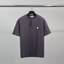STONE ISLAND 스톤아일랜드 사각패치 페인팅 코튼 반팔티