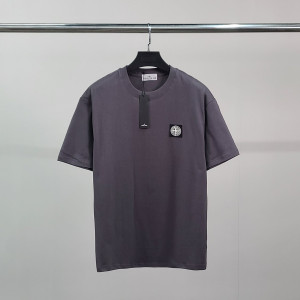 STONE ISLAND 스톤아일랜드 사각패치 페인팅 코튼 반팔티
