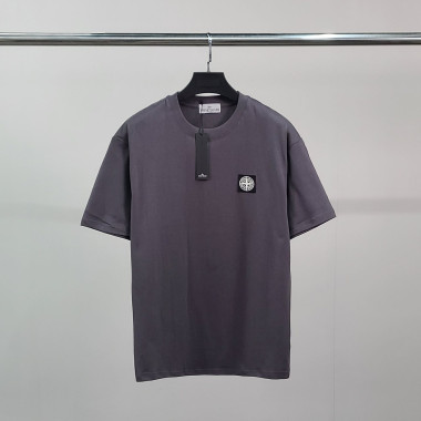 STONE ISLAND 스톤아일랜드 사각패치 페인팅 코튼 반팔티