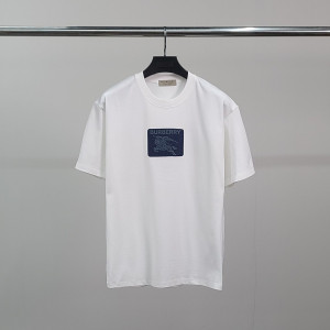 BURBERRY 버버리 데님패치 코튼 반팔티