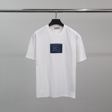 BURBERRY 버버리 데님패치 코튼 반팔티