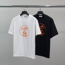 HERMES 에르메스 서클로고 코튼 반팔티