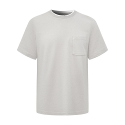HERMES 에르메스 607080 H 인장 자수 포켓 반팔 2COLOR